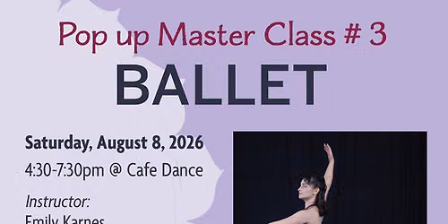 Ballet Master Class