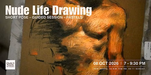 Nude Life Drawing: Short Pose \u2013 Guided Session \u2013 Pastels