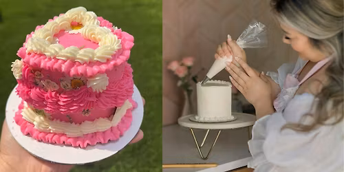 HTX Galentines | Heart Cake Decorating Class in Houston