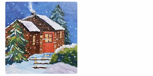 Calgary\u2019s Paint & Sip Experience at Raw Canvas: Level 1 - Easy