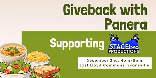 Panera Giveback for STAGEtwo Productions