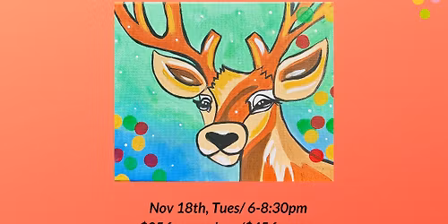 Reindeer Paint Party!
