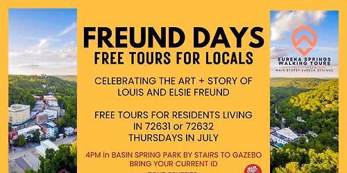 FREUND DAYS - FREE TOURS FOR LOCALS