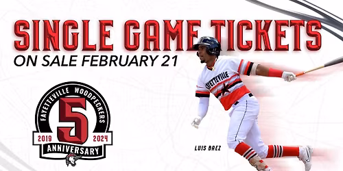 Fayetteville Woodpeckers vs. Charleston RiverDogs