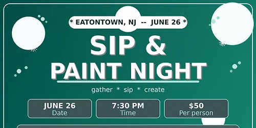 The Pour House NJ \u2014 Sip & Paint Night