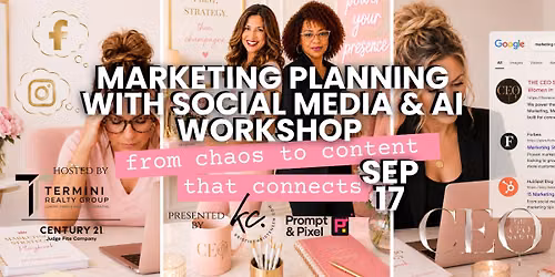 MARKETING PLANNING WITH SOCIAL MEDIA & AI - LUNCHEON & WORKSHOP BY THE CEO SOCIETY