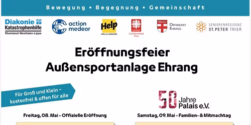 Er\u00f6ffnungsfeier Au\u00dfensportanlage Ehrang\/Quint