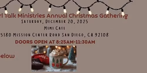 Girl Talk Ministries Annual Christmas Breakfast and Gathering 