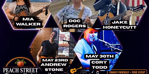 Live music every Saturday at Peach Street Farmers Market!