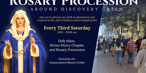 Rosary Procession around Discovery Green