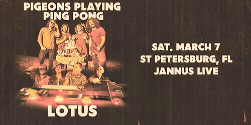 Pigeon Playing Ping Pong & Lotus