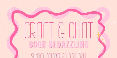 Craft & Chat: Book Bedazzling