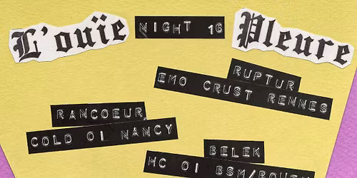 L\u2019OU\u00cfE PLEURE NIGHT #16