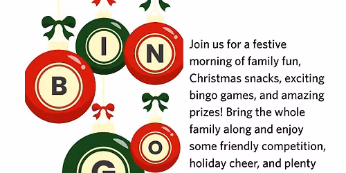 BINGO All the Way - December Family Bingo