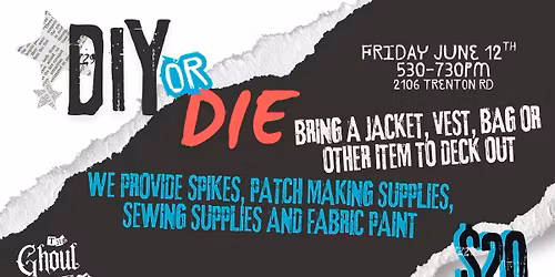 DIY or DIE Battle vest\/jacket