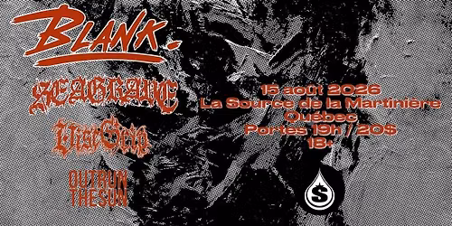 BLANK \/ SEAGRAVE \/ VISE GRIP \/ OUTRUN THE SUN