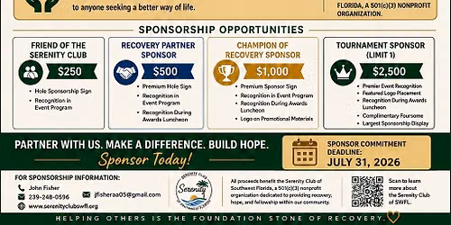 Serenity Club Golf Tournament at Bears Paw