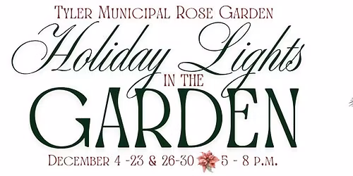 Holiday Lights in the Garden