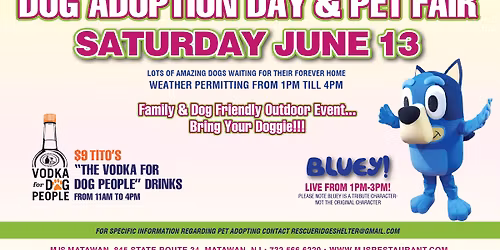 MJ's Matawan Dog Adoption Day and Pet Fair