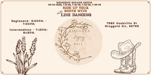 Line Dancing at Ringgold Legacy Hall