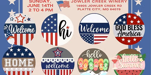 Patriotic Palettes & Pinot @ Jowler Creek Winery