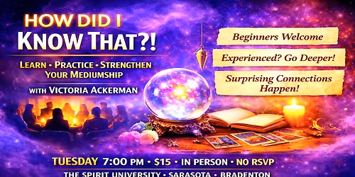 LEARN, PRACTICE & STRENGTHEN YOUR MEDIUMSHIP