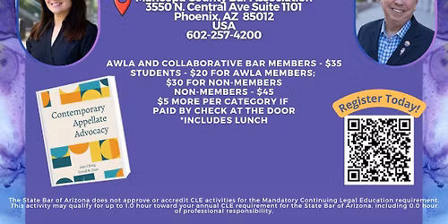 AWLA - Maricopa Chapter August Luncheon and CLE*