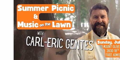 Carl-Eric Gentes in concert + picnic- FREE