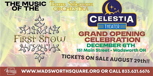 FIRST SNOW: The Music Of TRANS SIBERIAN ORCHESTRA - LIVE