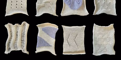 Machine Knitting Workshop - Pattern swatches
