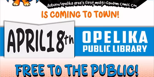 Tora Con - Auburn and Opelika's first Comic Con