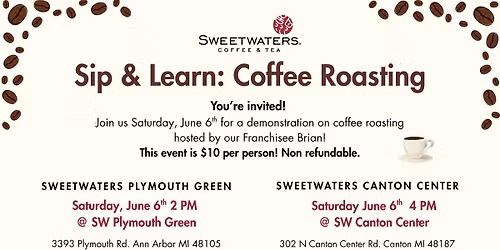 Sip & Learn Event: Coffee Roasting