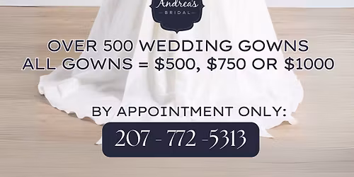 BRIDAL SAMPLE SALE! \u2728