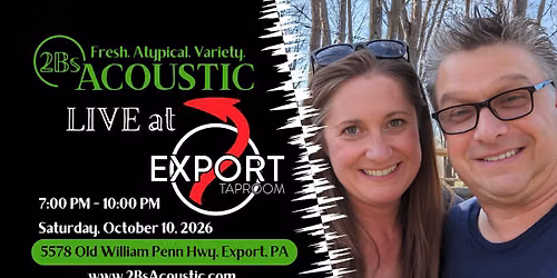 2Bs Acoustic hosted by Helltown Taproom - Export