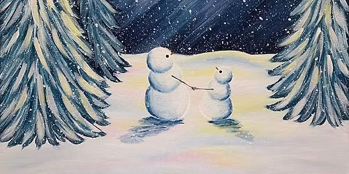 Paint and Sip: Love You Snow Much!