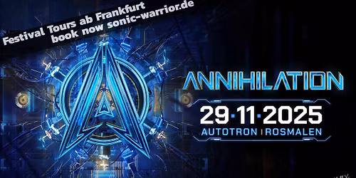 \u25ba Bus-Tour zur Annihilation 2025 Uptempo Hardcore ab Frankfurt und Gie\u00dfen