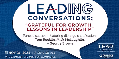 2025 LEADing Conversations: Featuring Tom Rocklin, Mick McLaughlin and George Brown
