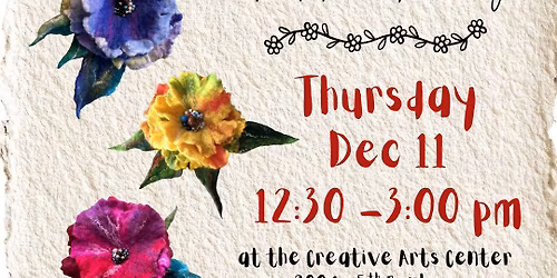 Felting Flowers with Tatiana Murray