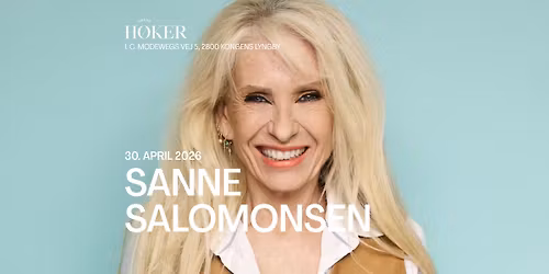 Sanne Salomonsen i Sluseg\u00e5rden (UDSOLGT)