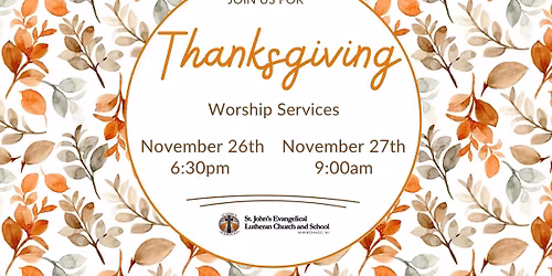 Thanksgiving Worship Services