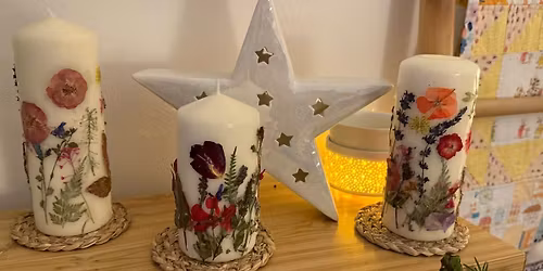 MOTHER'S DAY DRIED FLOWER CANDLES AFTERNOON TEA