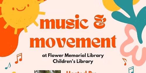Ages 0-5 Music & Movement with Guest Sarah Wolfe