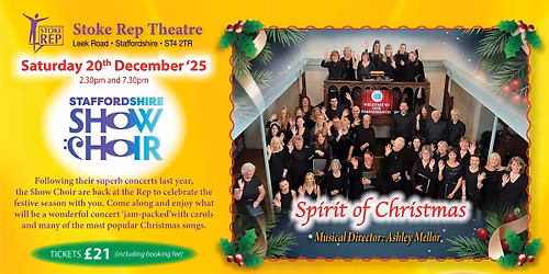 Staffordshire Show Choir | 7:30pm Evening Performance || The Rep Theatre