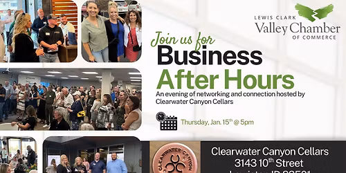 Business After Hours - Clearwater Canyon Cellars