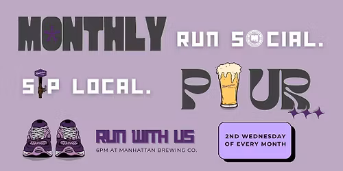 \ud83c\udf7b MRC x MBC Monthly Pour \u2014 Monthly Group Run + Brews \ud83c\udf7b