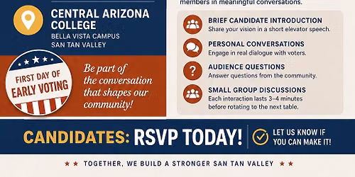 San Tan Valley Chamber of Commerce Candidate Forum