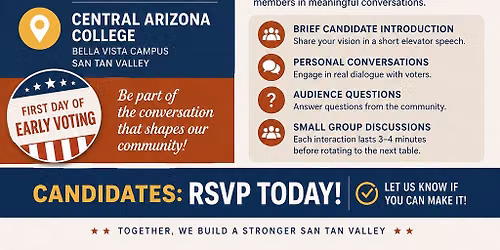 San Tan Valley Chamber of Commerce Candidate Forum
