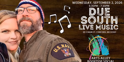 Live Music with Due South on the Rooftop at Arts Alley \ud83c\udfb6
