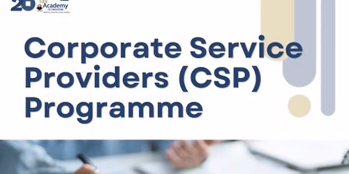 Corporate Services Provider (CSP) Programme