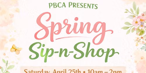Spring Sip-n-Shop